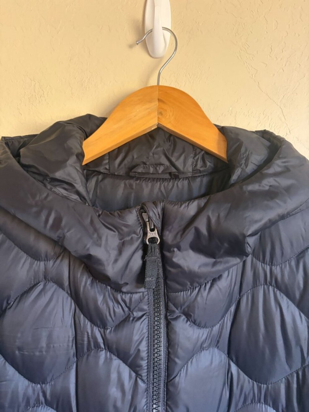 Eddie Bauer 650 Down Filled Long Line Puffer Jacket XXL with Hood - Picture 5 of 10